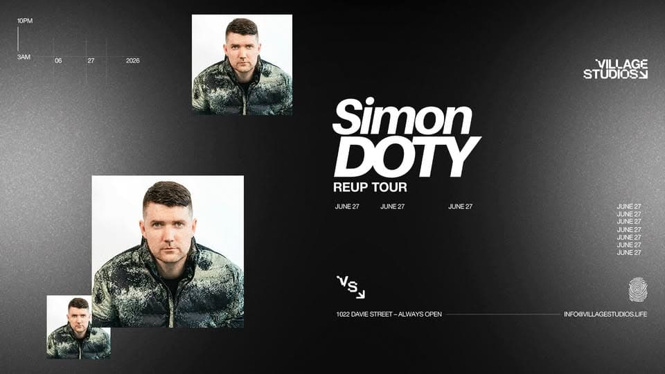 Simon Doty (Vancouver) event cover