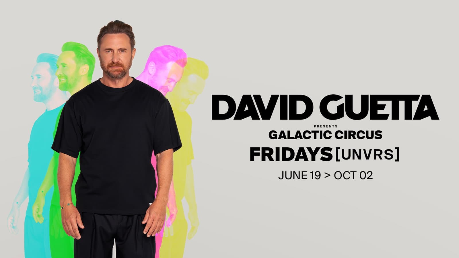 David Guetta presents Galactic Circus event cover
