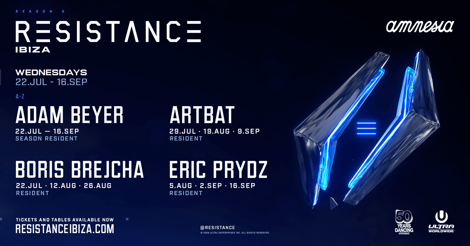 Resistance Ibiza event cover