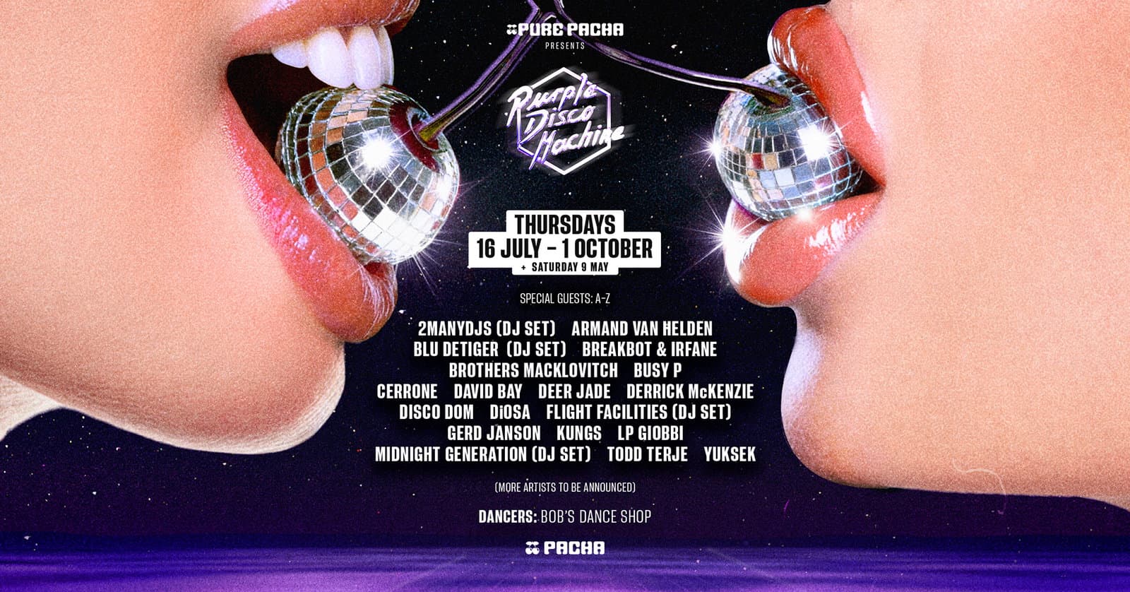 Purple Disco Machine - PURE PACHA event cover