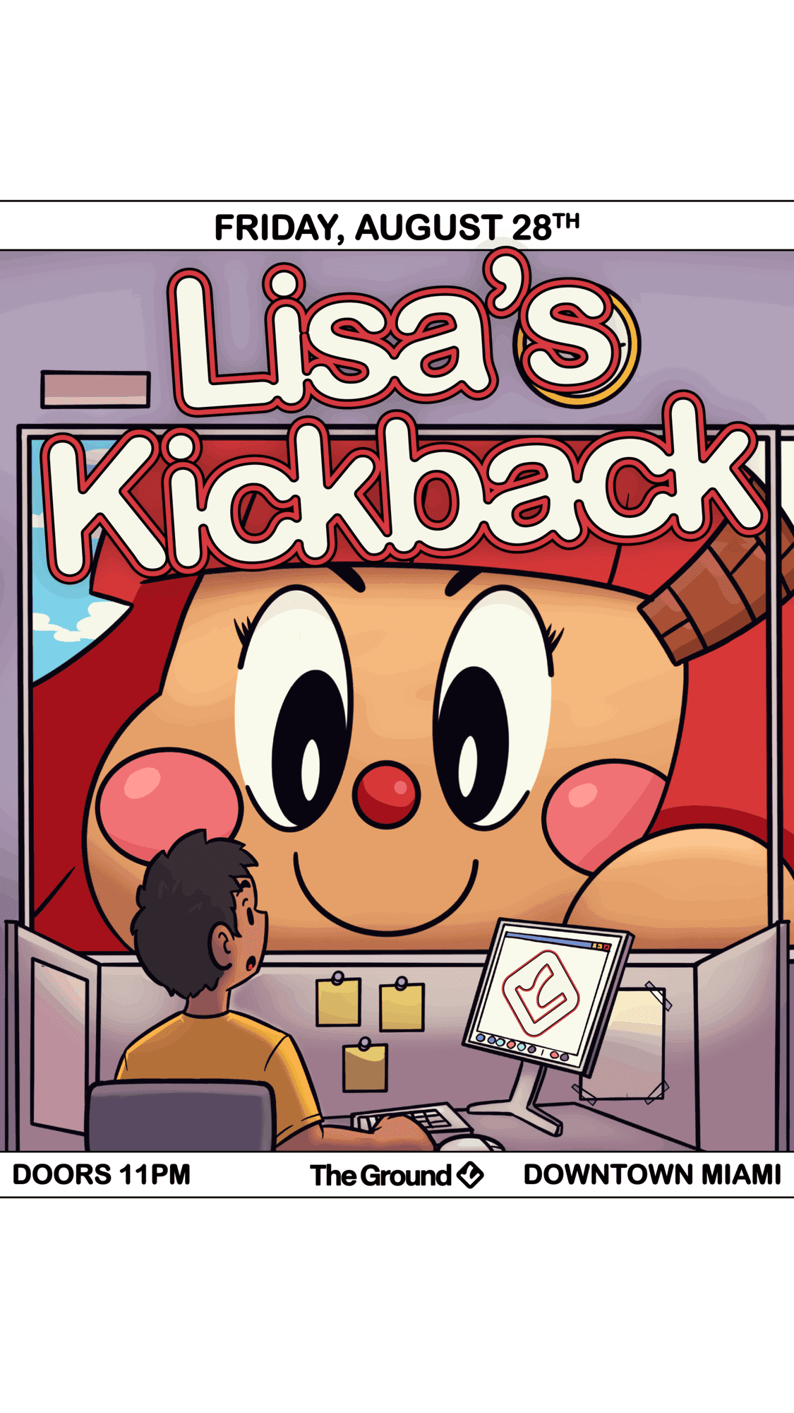 Lisa's Kickback event cover