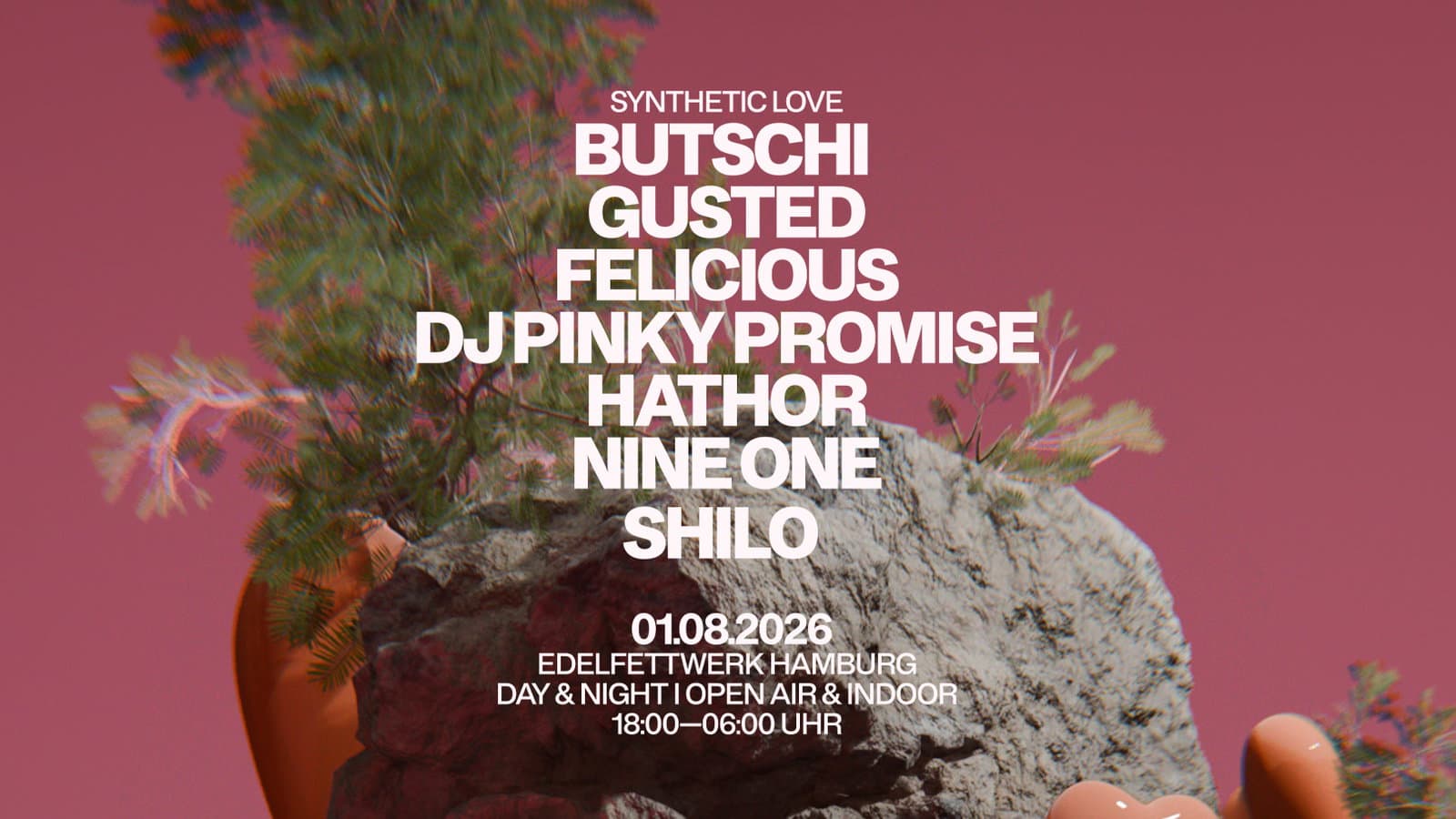 SYNTHETIC LOVE - DAY & NIGHT FESTIVAL I open air & indoor event cover