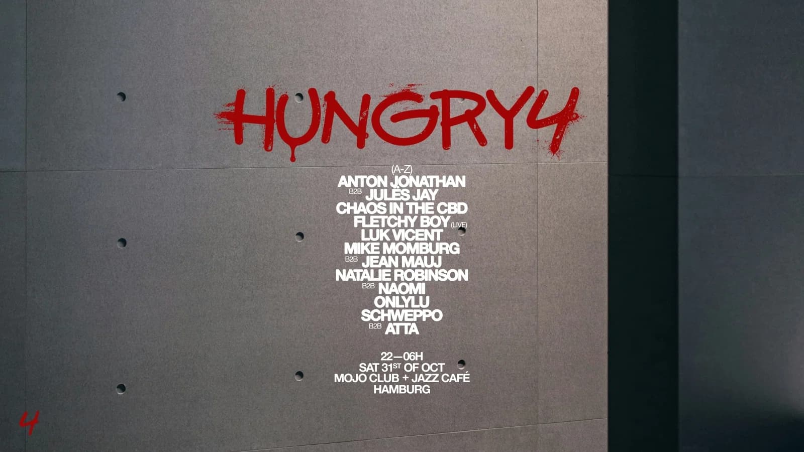 Hungry4 with Chaos In The CBD & many more event cover