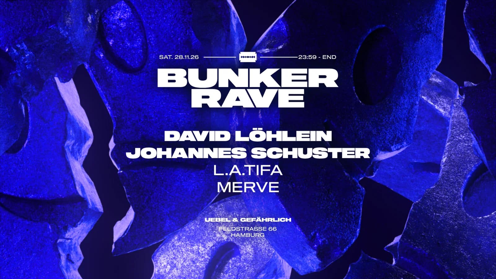 BUNKER RAVE W/ David Löhlein & Johannes Schuster event cover