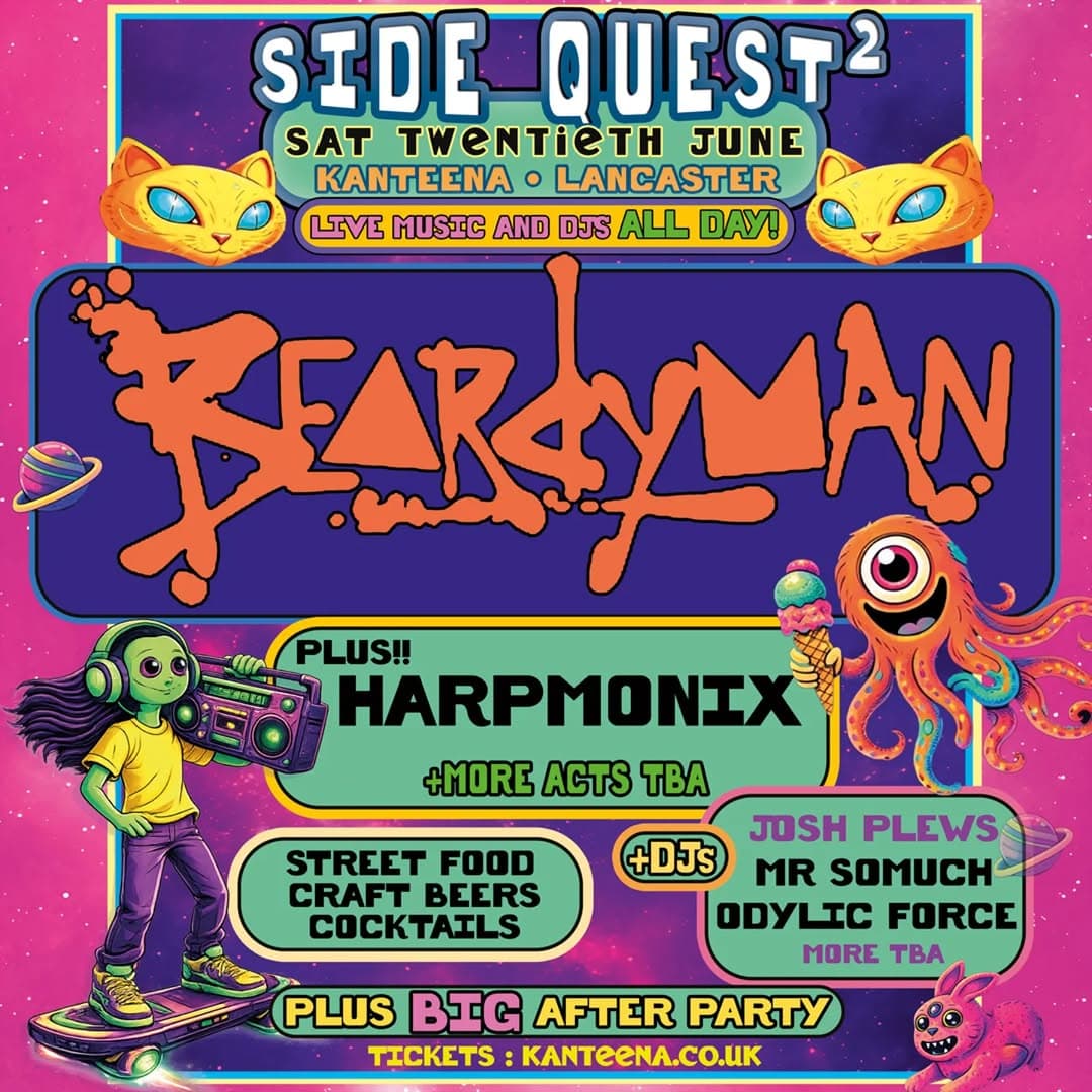 Side Quest 2 featuring Beardyman event cover