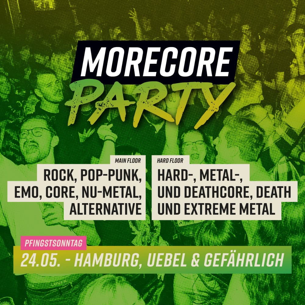 MoreCore Party event cover