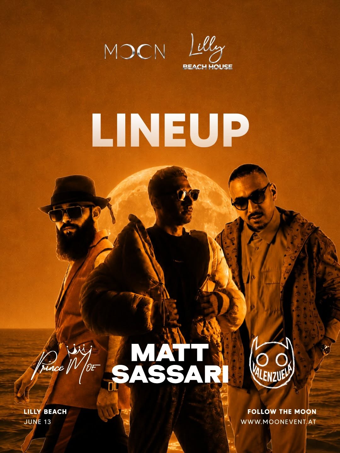 MOON Lineup: Matt Sassari, Prince Moe, Valenzuela event cover