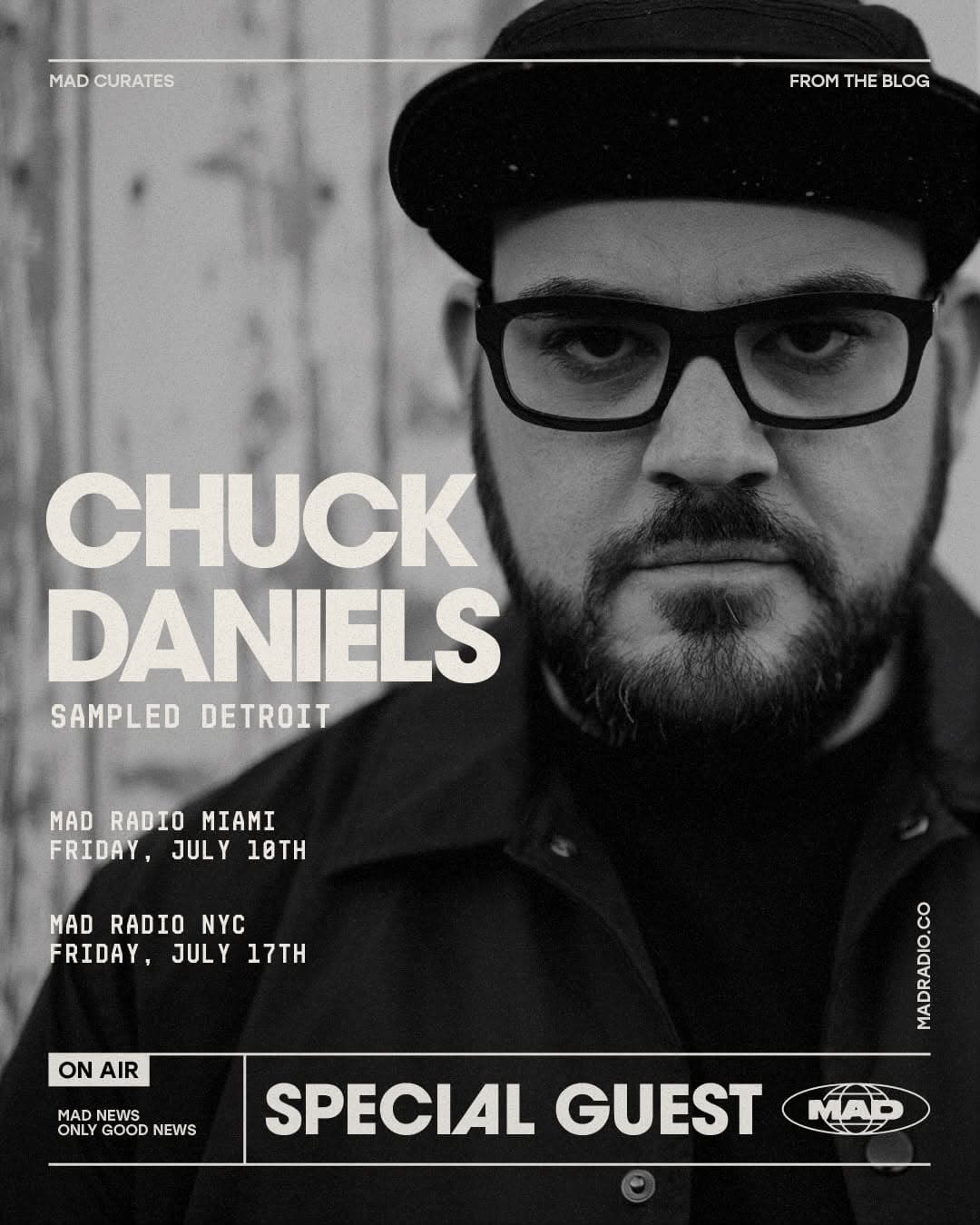 Mad Radio Miami presents Chuck Daniels event cover