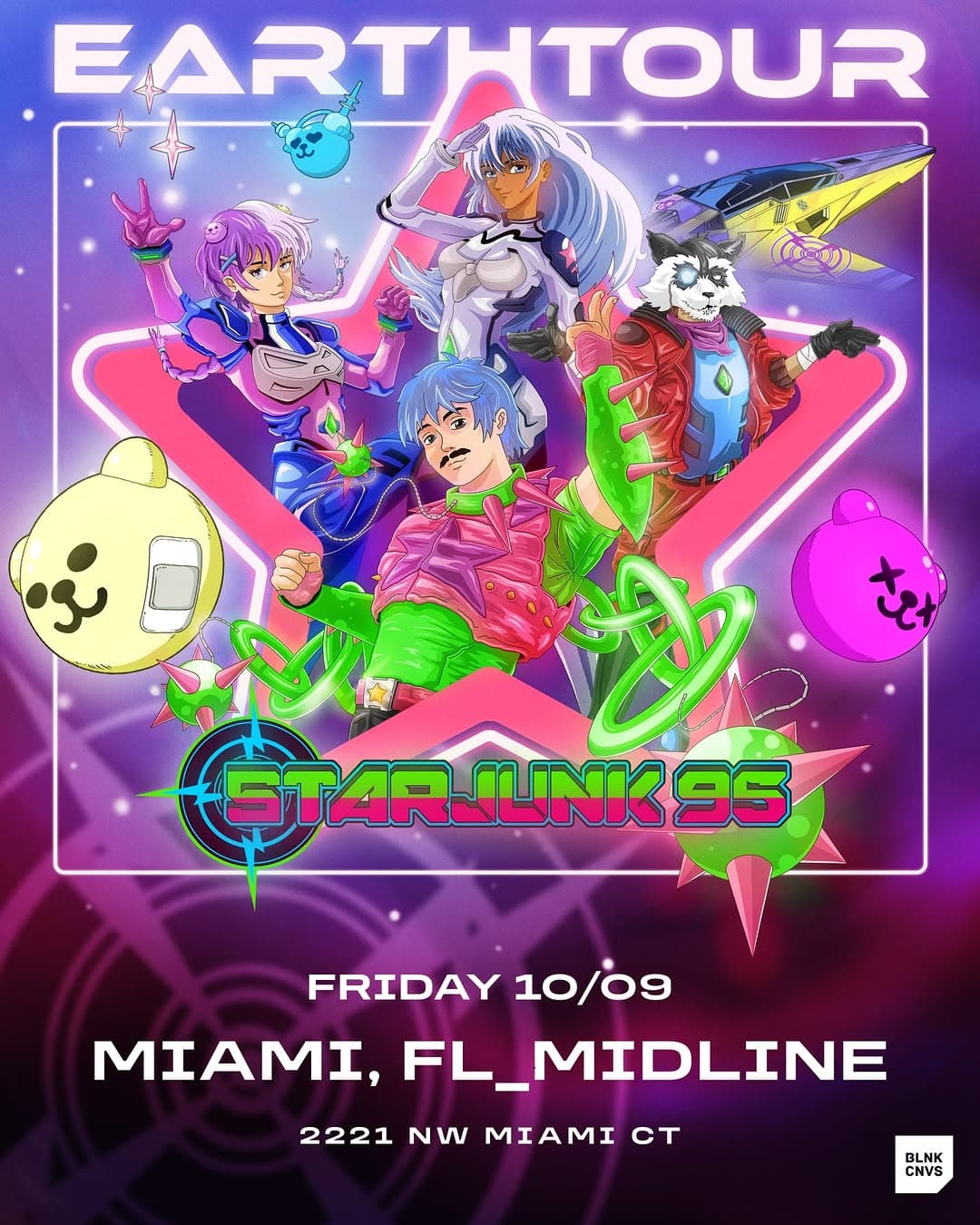 Starjunk 95 Earthtour event cover