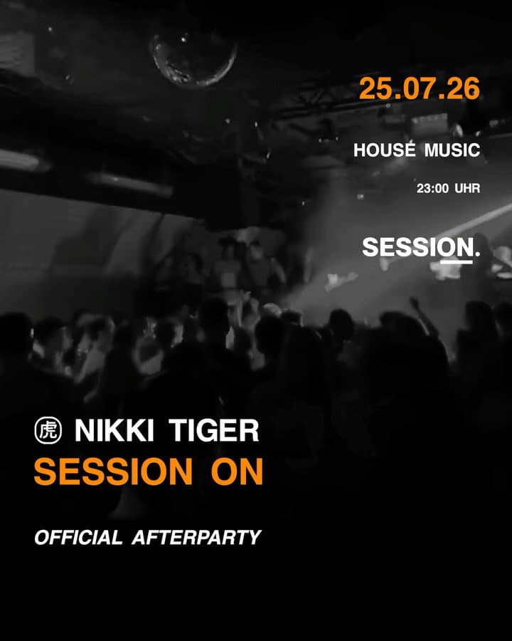 Nikki Tiger Saturday presents Session On Aftershow Party event cover