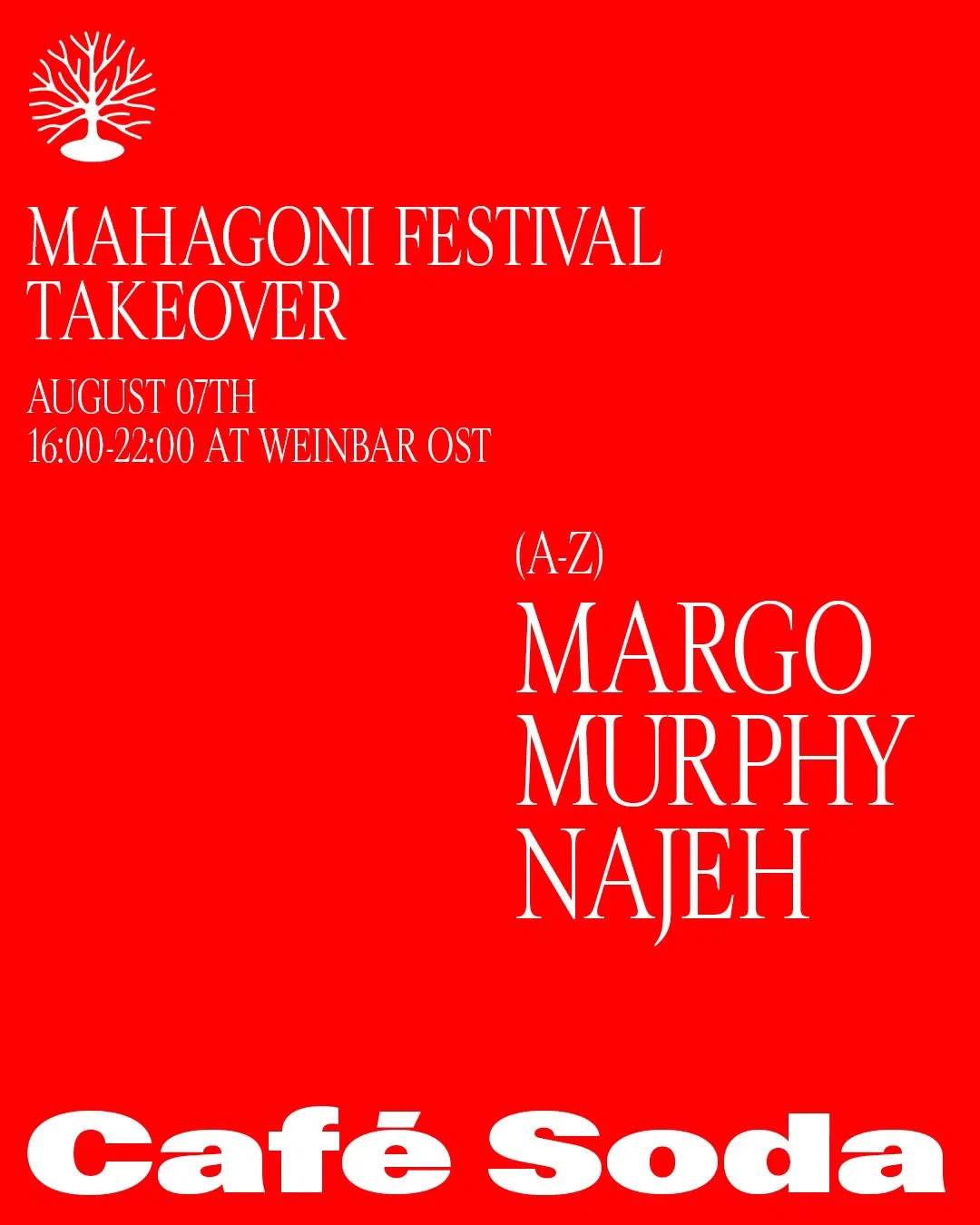 Mahagoni Festival Takeover at Weinbar event cover