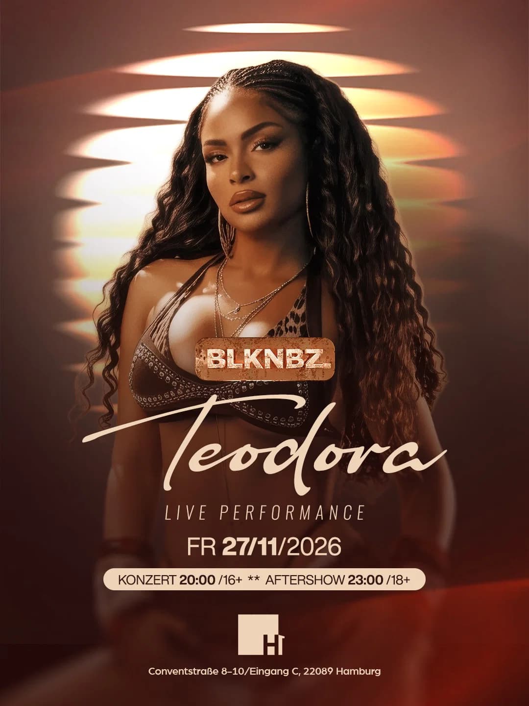 BLKNBZ Teodora LIVE PERFORMANCE event cover