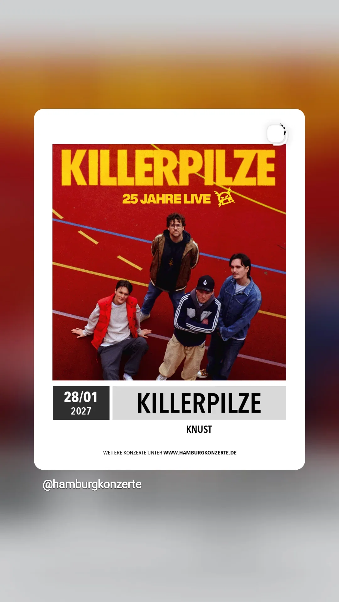 Killerpilze - 25 Jahre Live event cover