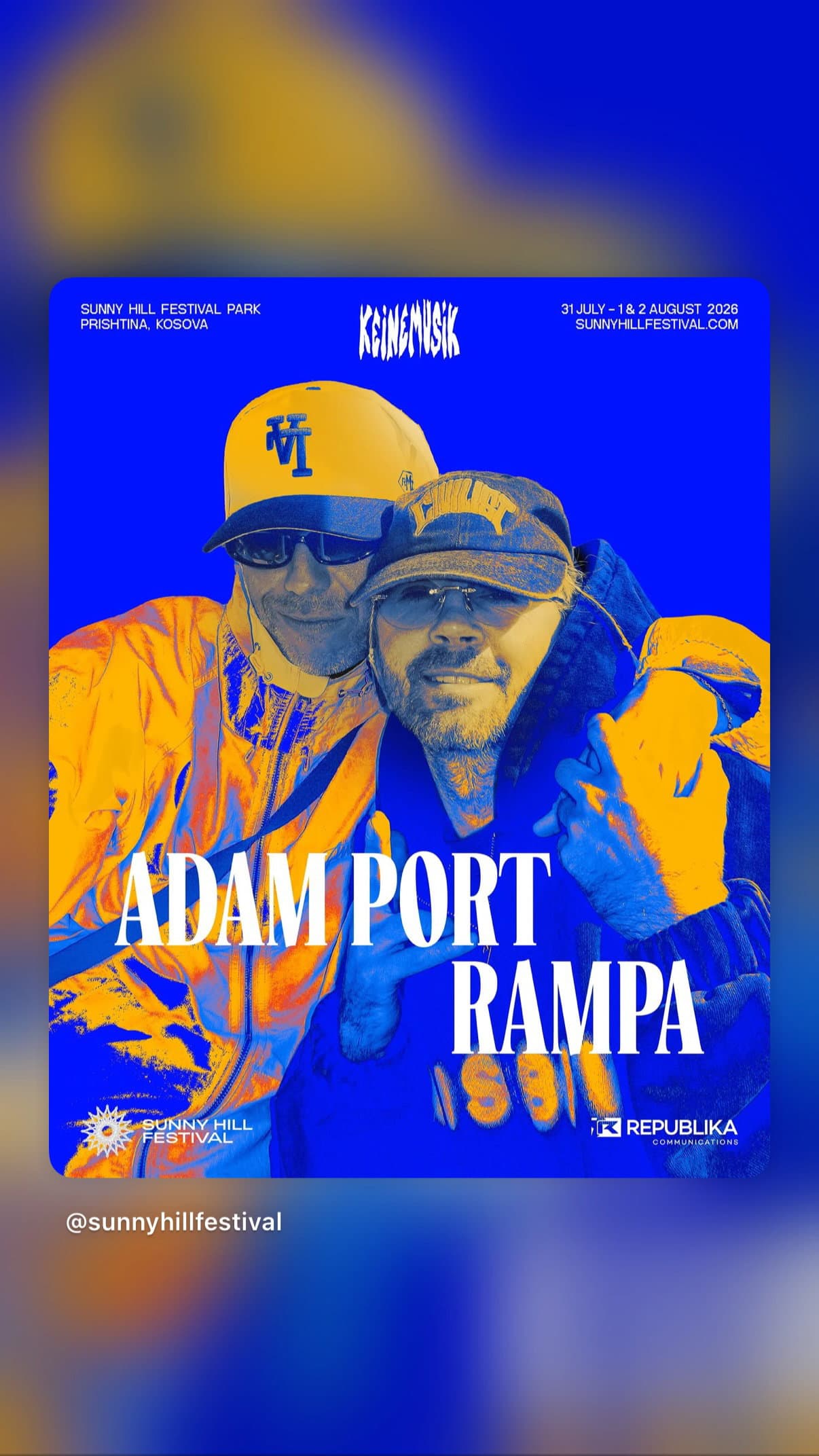 Sunny Hill Festival: Adam Port & Rampa event cover