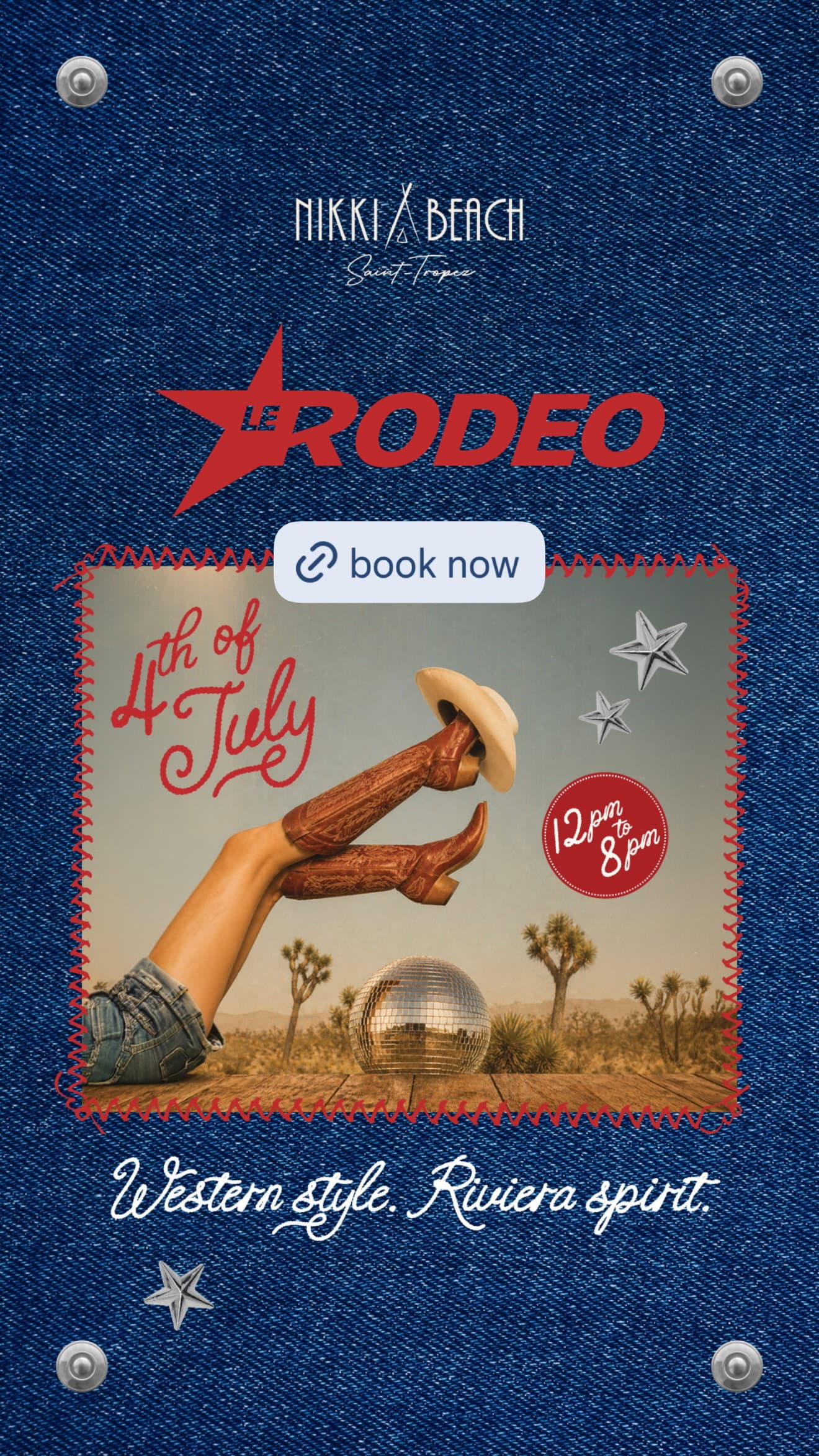 Le Rodeo - 4th of July event cover