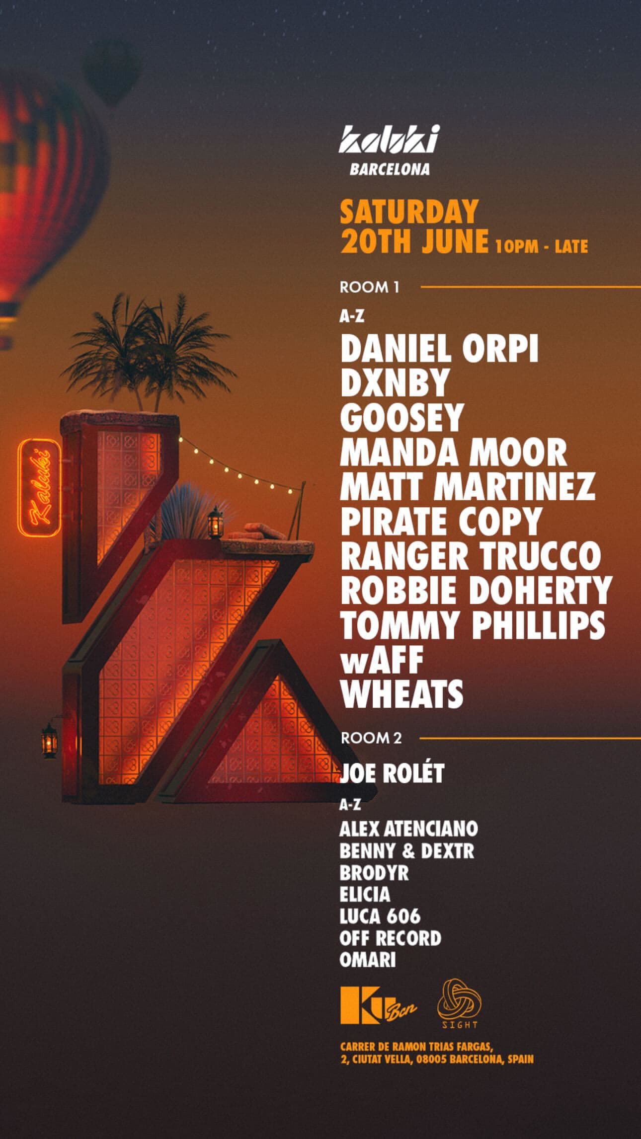 Kaluki Barcelona event cover