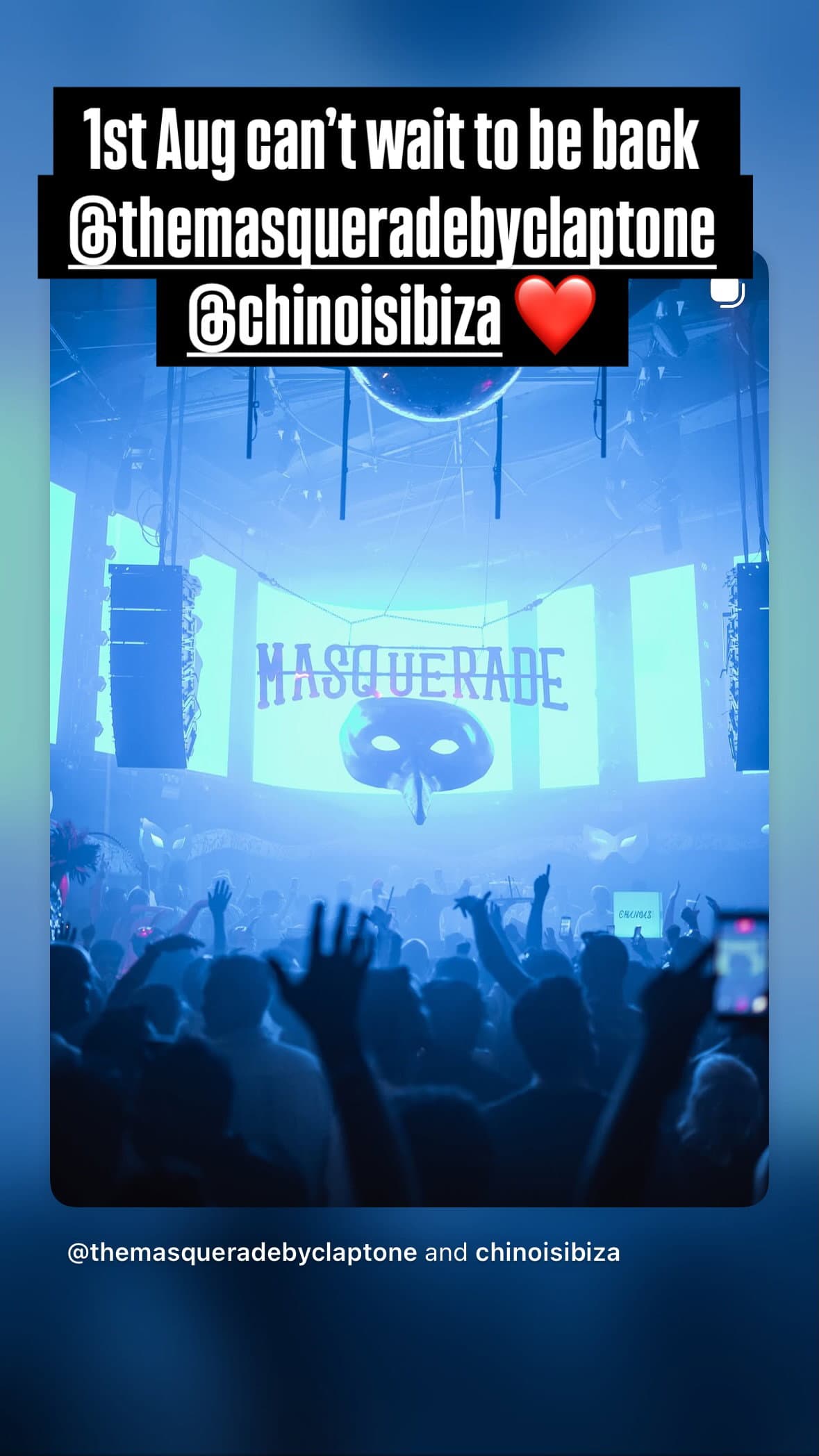 The Masquerade: Claptone, the Blessed Madonna, Andrea Lane, Billie Clements event cover