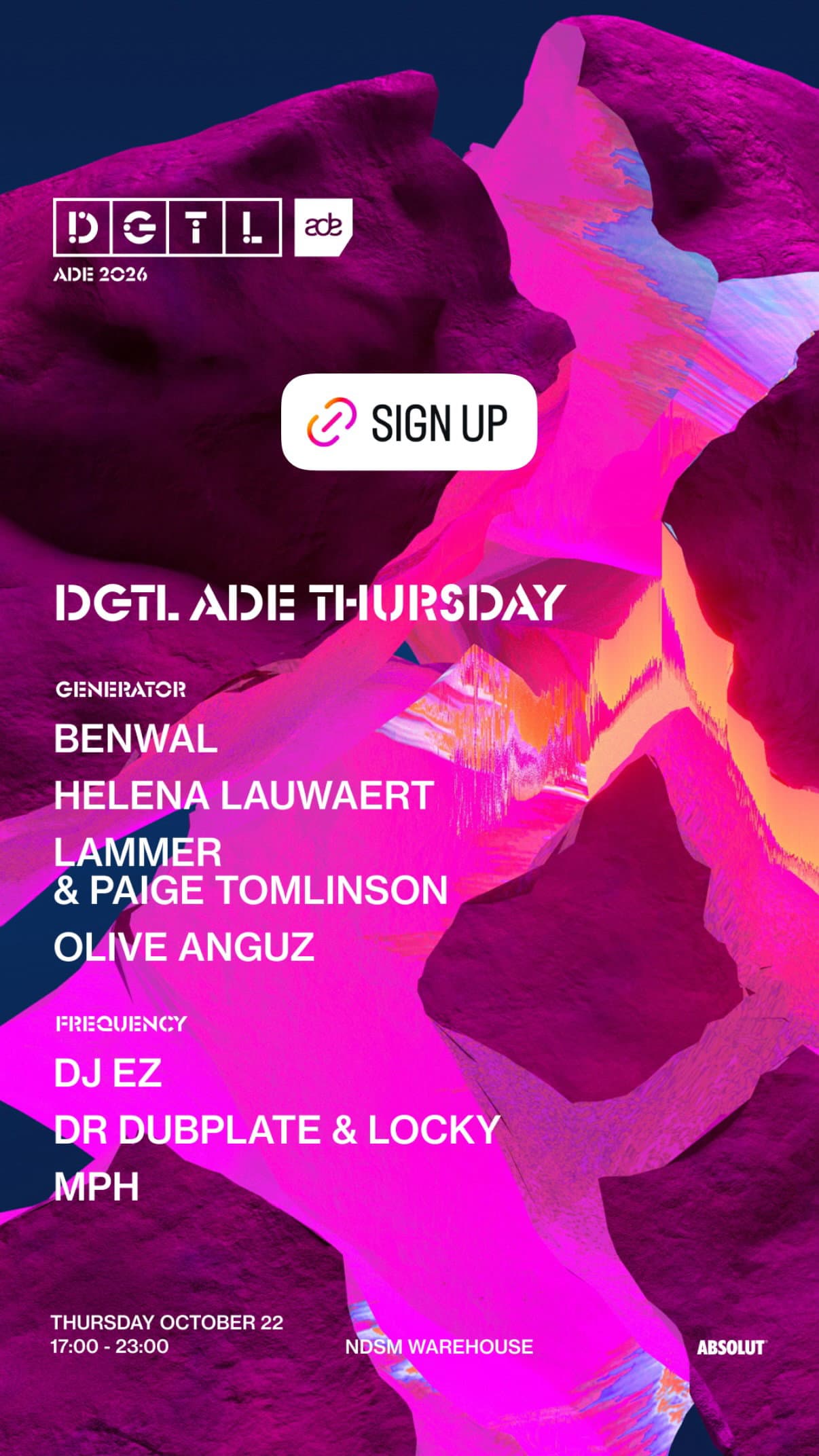 DGTL ADE Thursday event cover