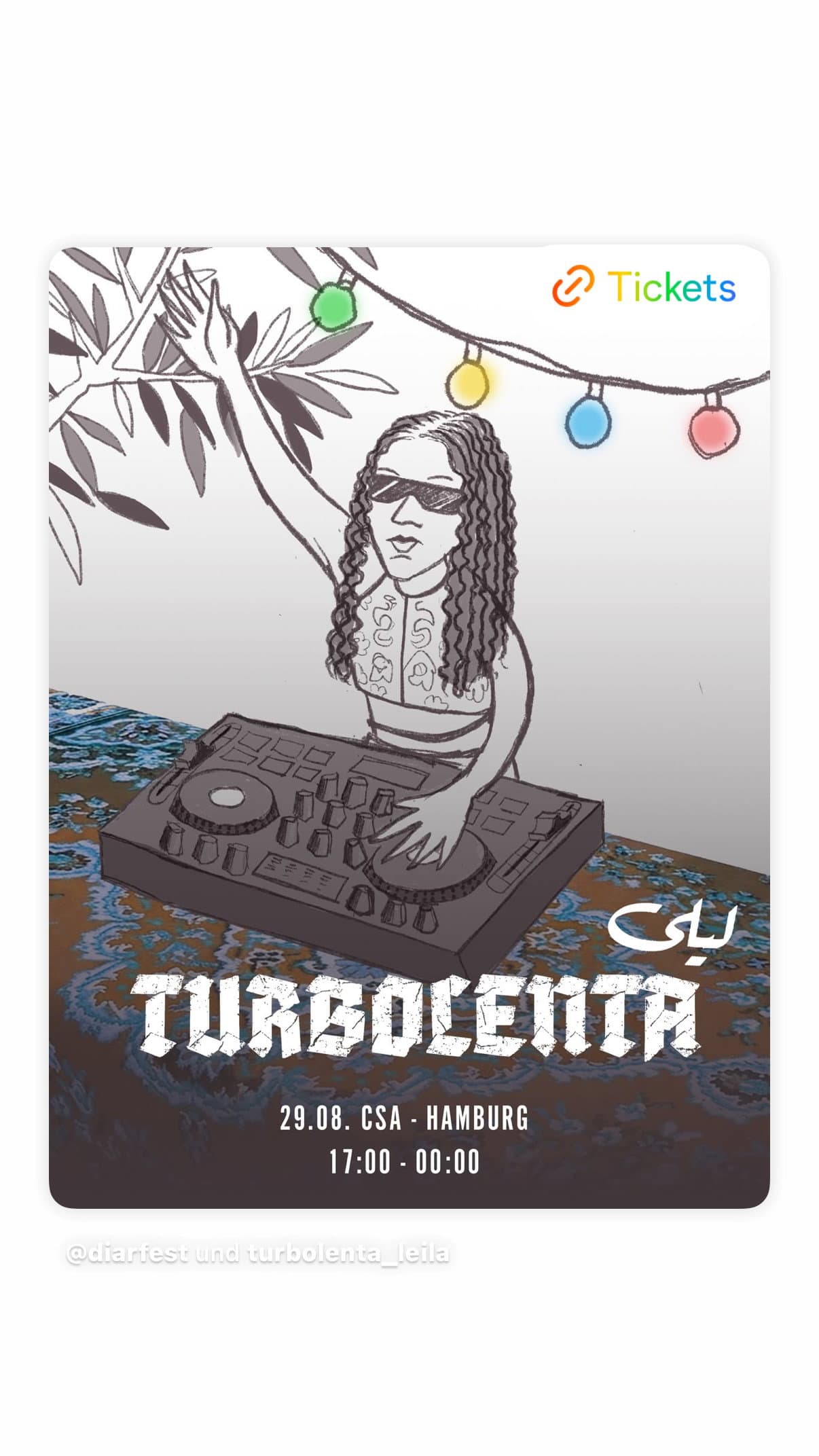 Turbolenta event cover