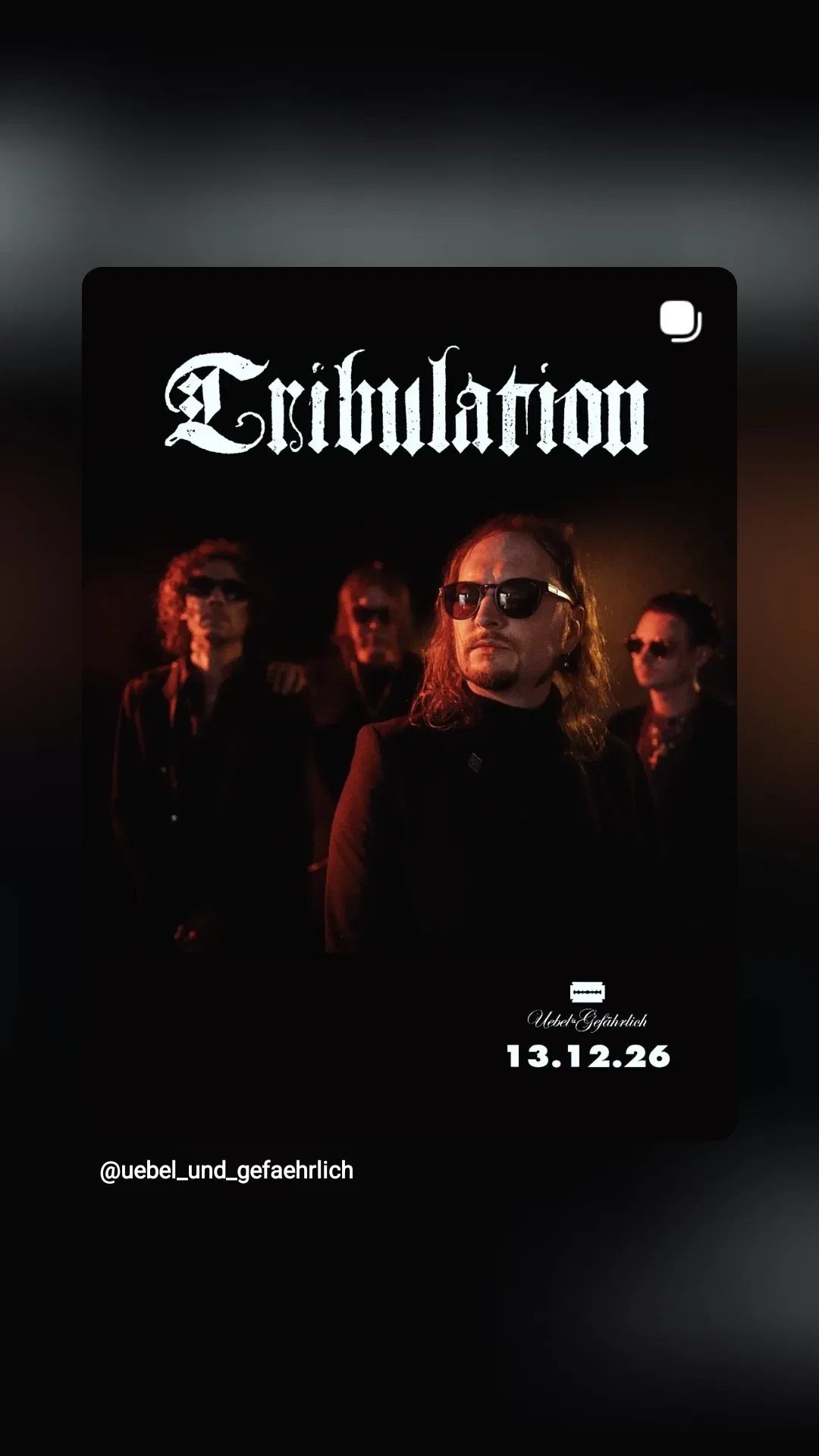 Soen – Reliance Tour 2026, Special Guest: Tribulation + Vulkan event cover