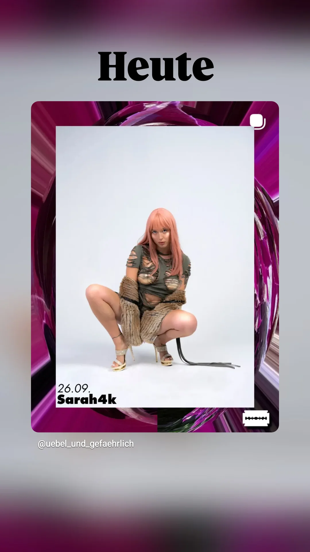 sarah4k - Ultra HD Tour event cover