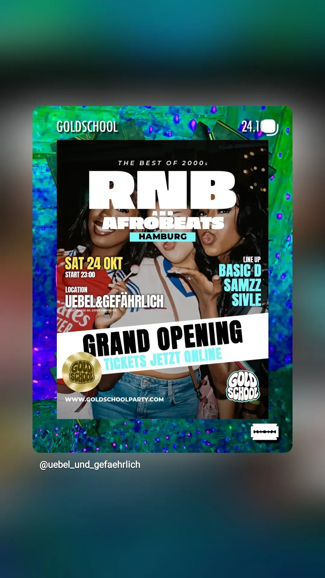 Goldschool RNB And Afrobeats Grand Opening event cover