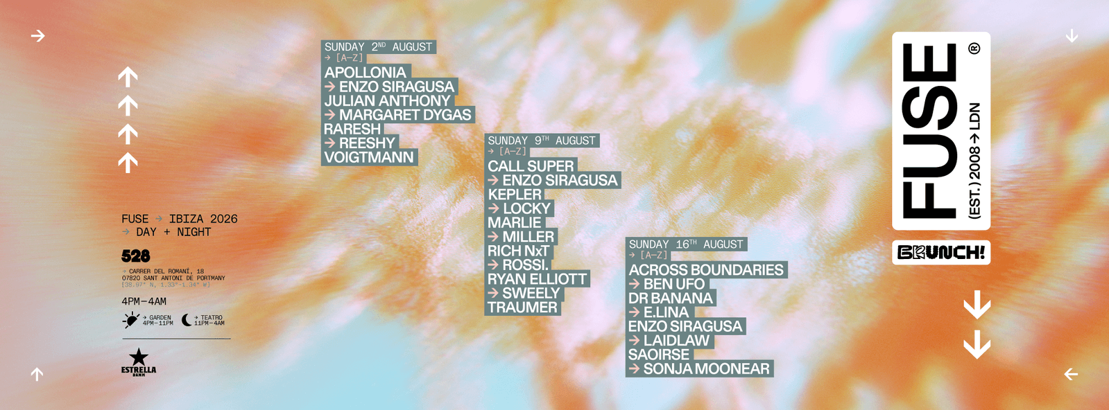 FUSE x Brunch Electronik Ibiza event cover