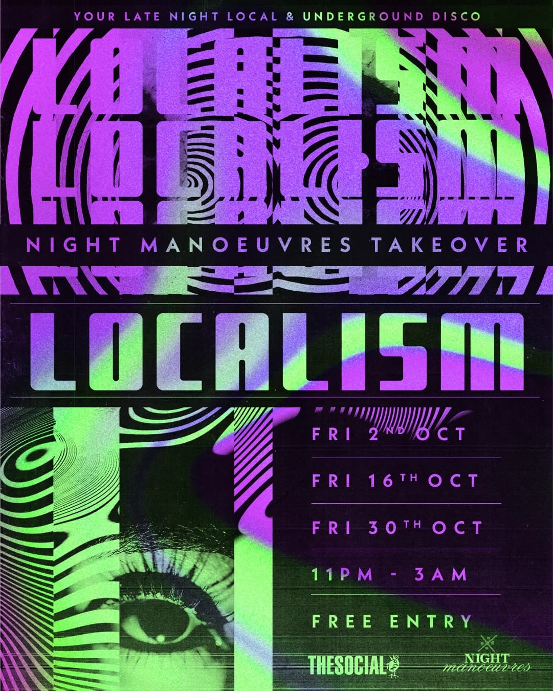 Night Manoeuvres Residency at the Social with Night Manoeuvres event cover
