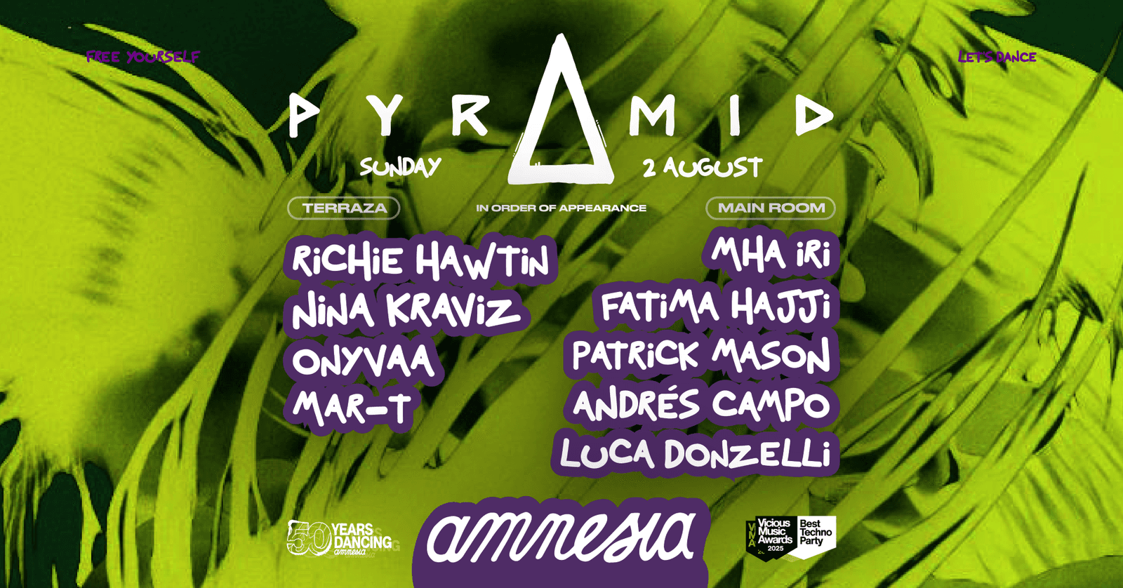Pyramid Ibiza at Amnesia event cover