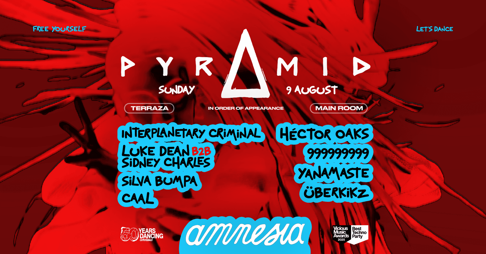 Pyramid Ibiza at Amnesia event cover