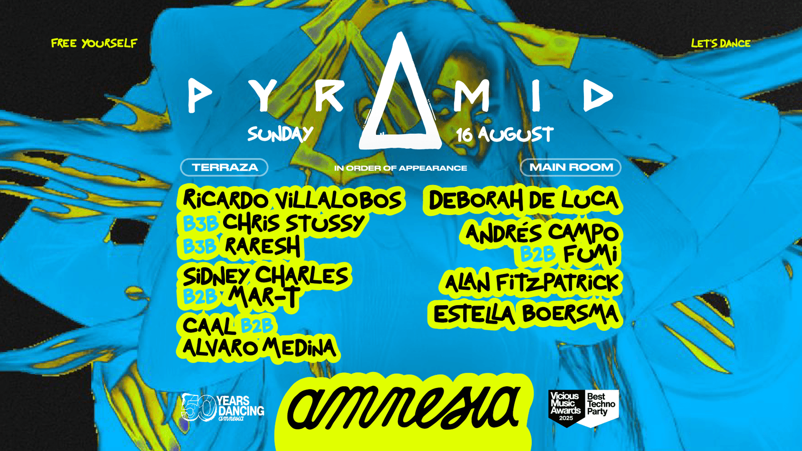 Pyramid event cover