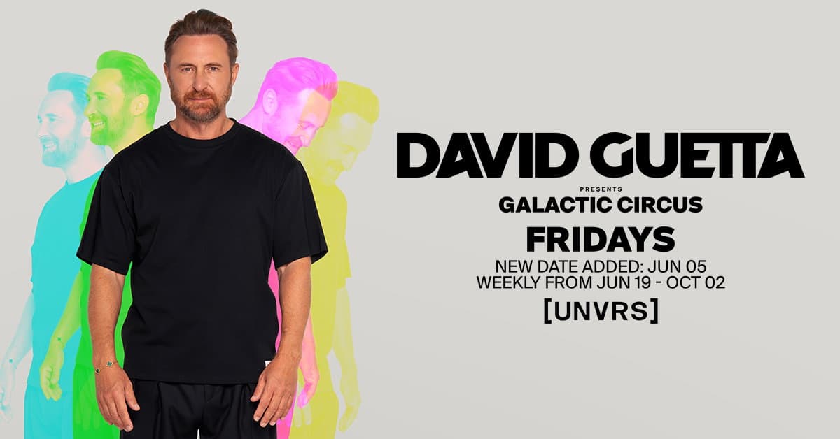 David Guetta presents Galactic Circus event cover