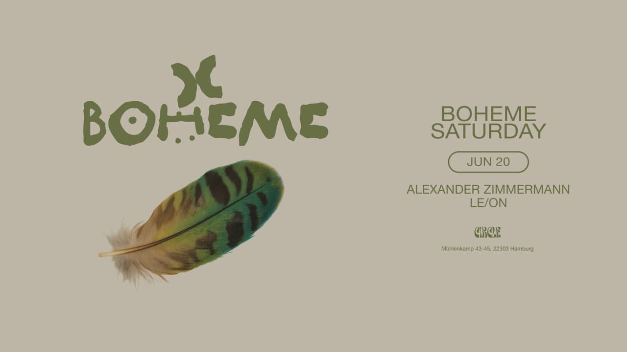 BOHEME event cover