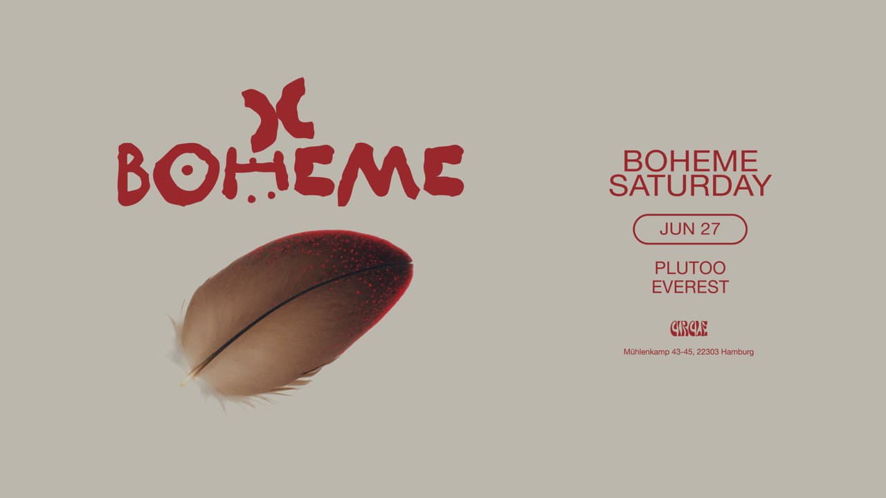 BOHÈME event cover