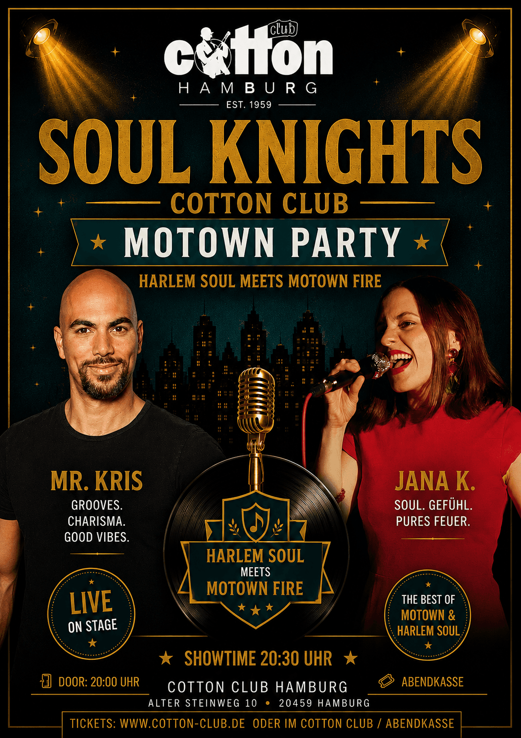 Soul Knights – Cotton Club Motown Party event cover