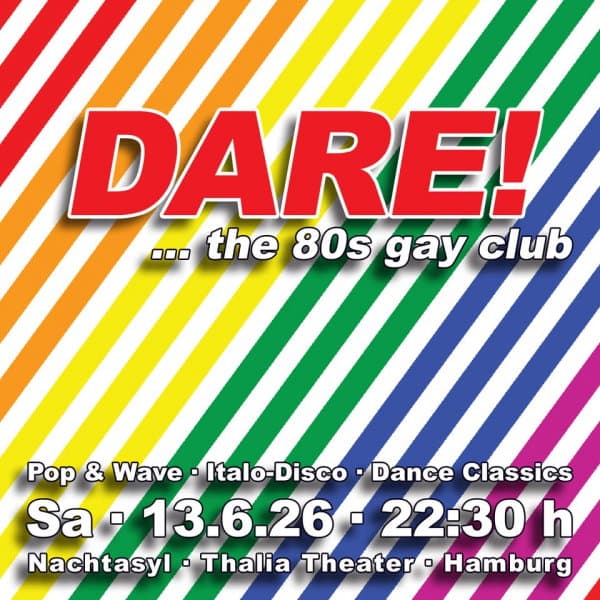 DARE! ... the 80s gay club event cover