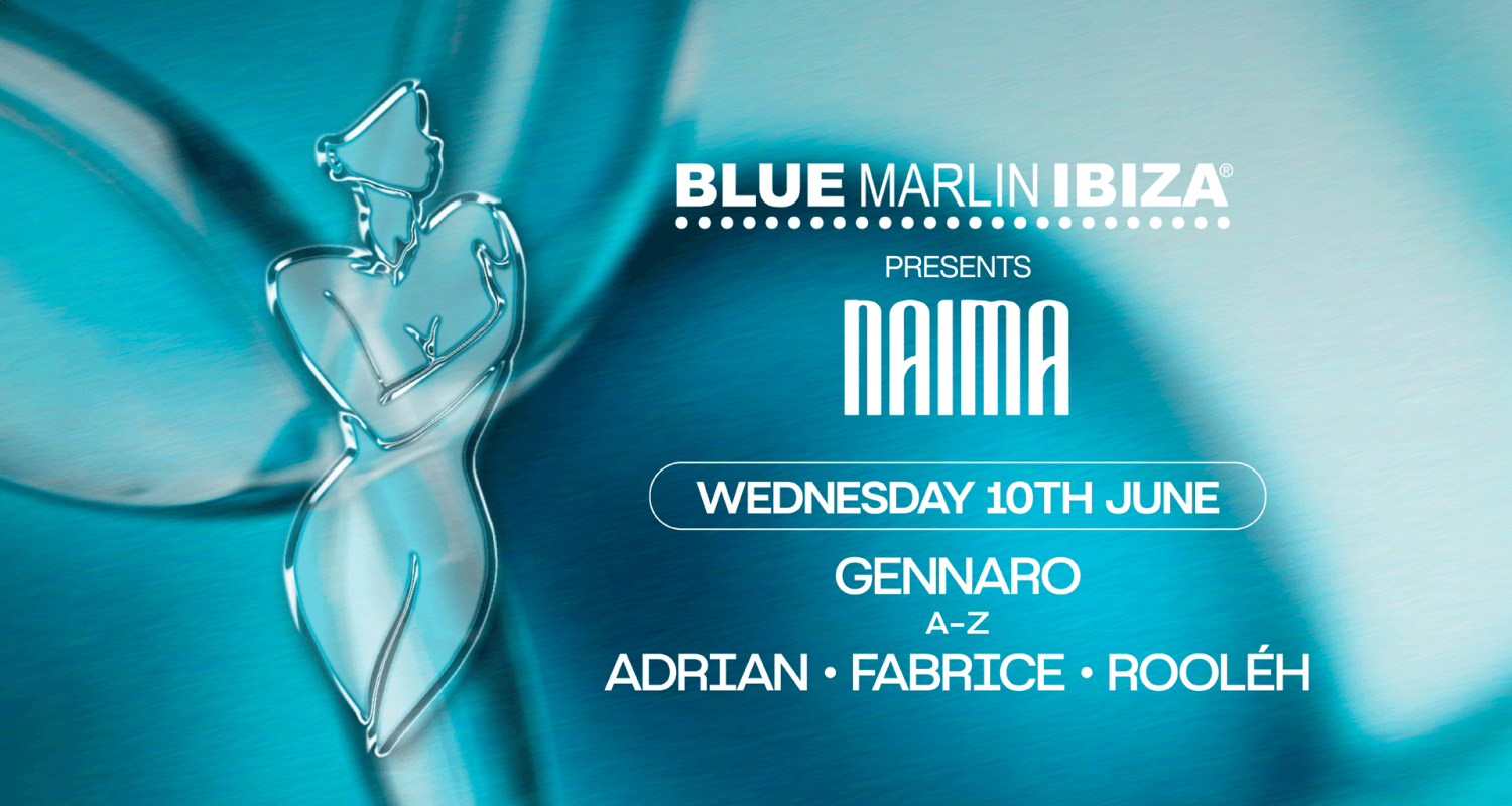Naima at Blue Marlin Ibiza event cover