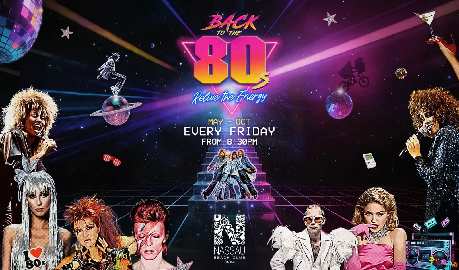 Back to the 80’s event cover