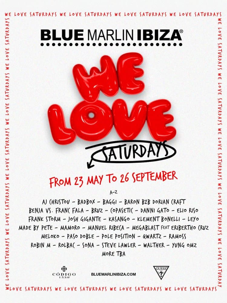 We Love Saturdays event cover