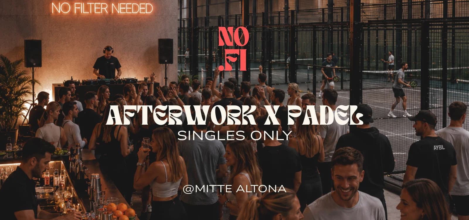 AFTERWORK X PADEL | SINGLES ONLY @MITTE event cover