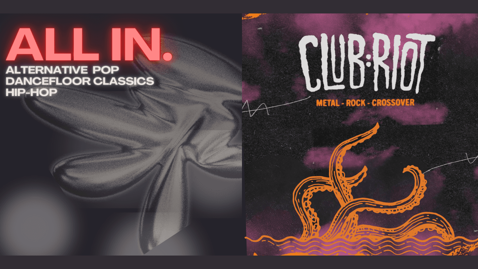 ALL IN. / CLUB:RIOT event cover