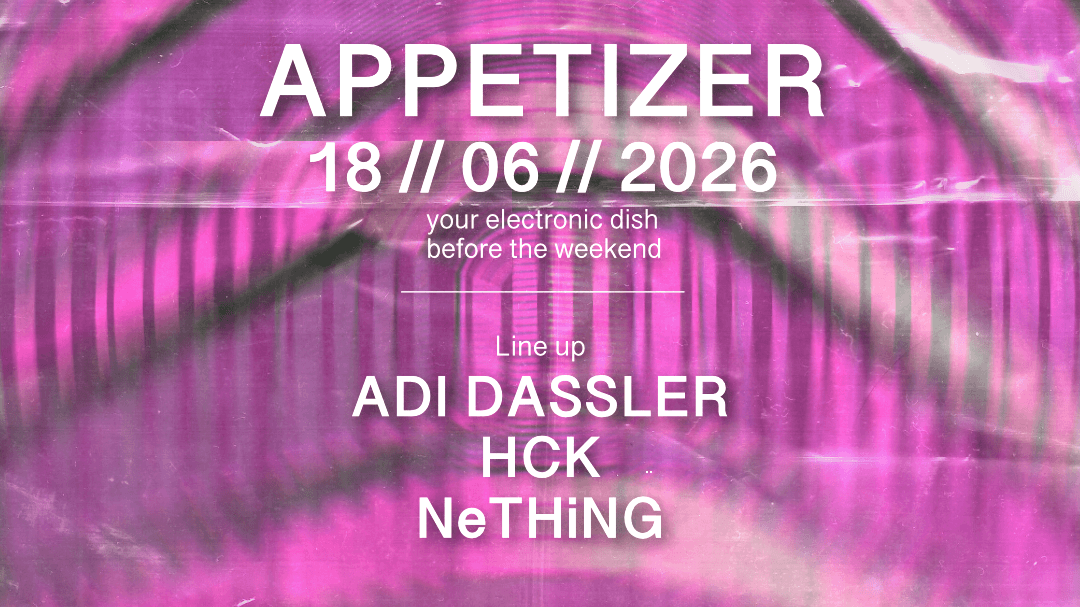 Appetizer w/ Adi Dassler and more event cover