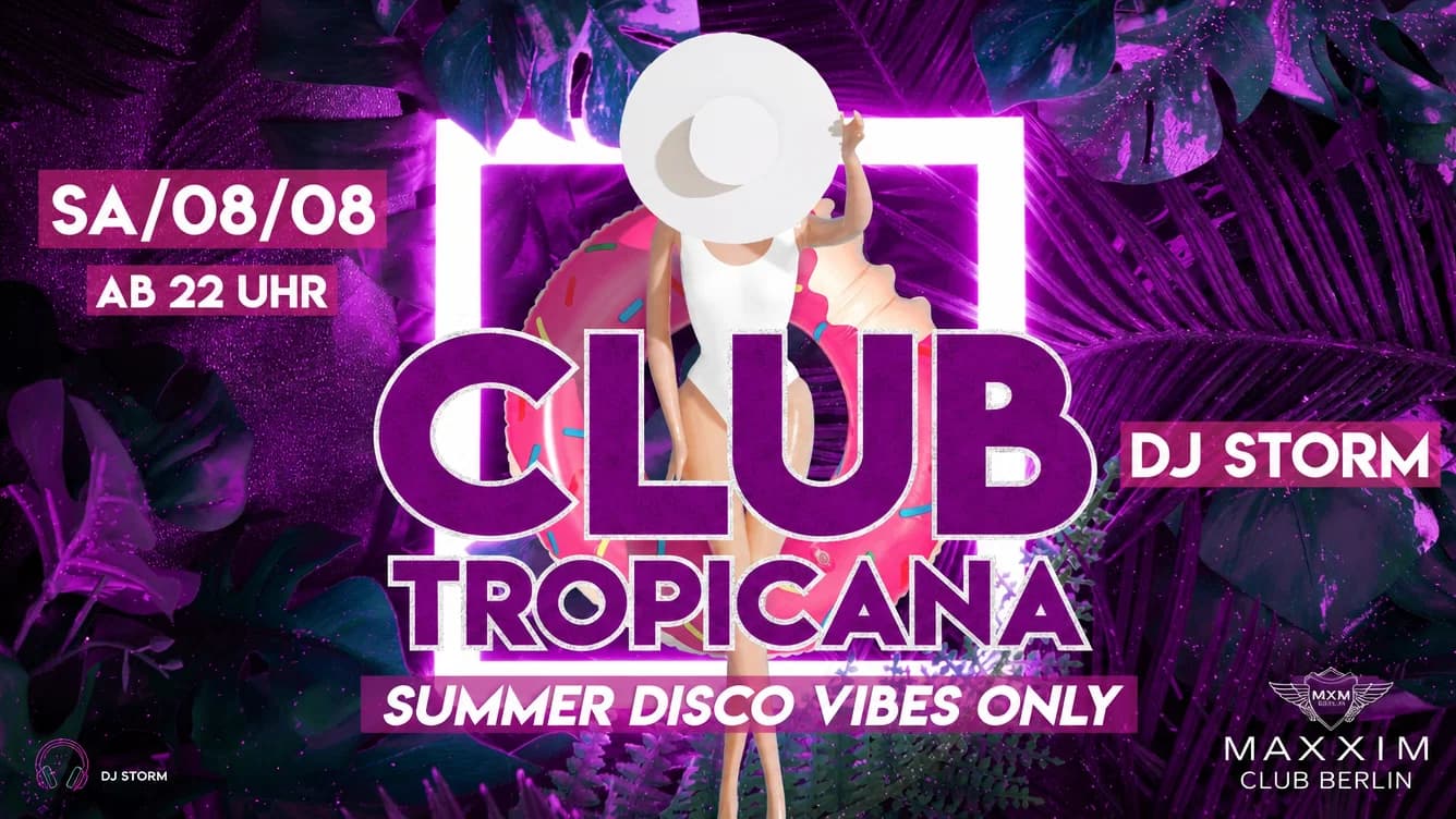 CLUB TROPICANA event cover