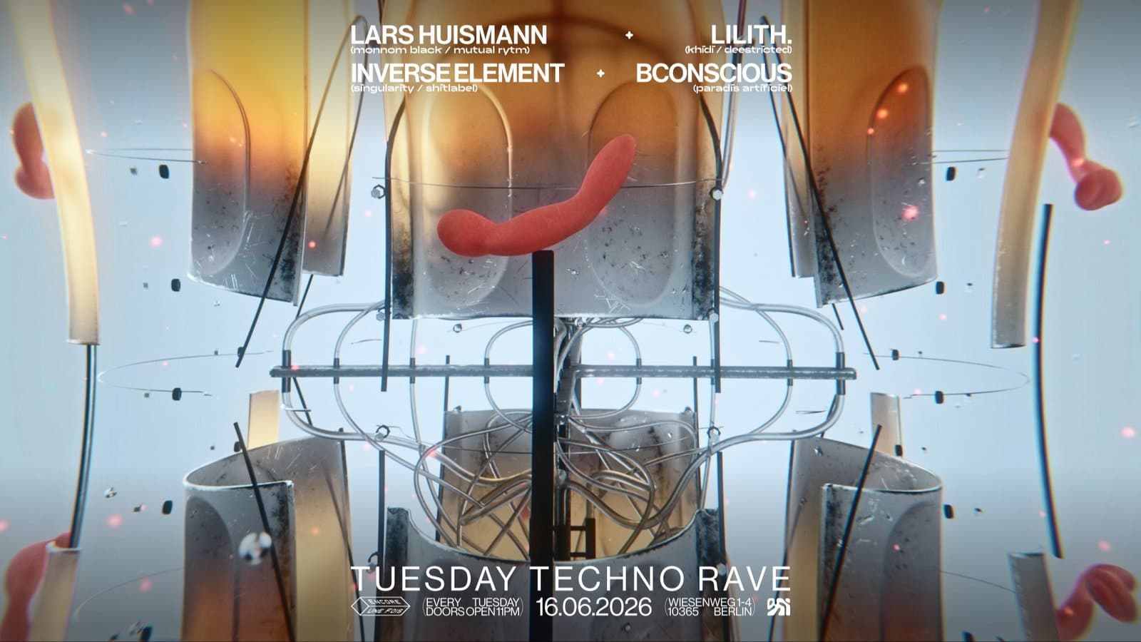 ✦encore.une.fois✦ / TUESDAY TECHNO RAVE event cover