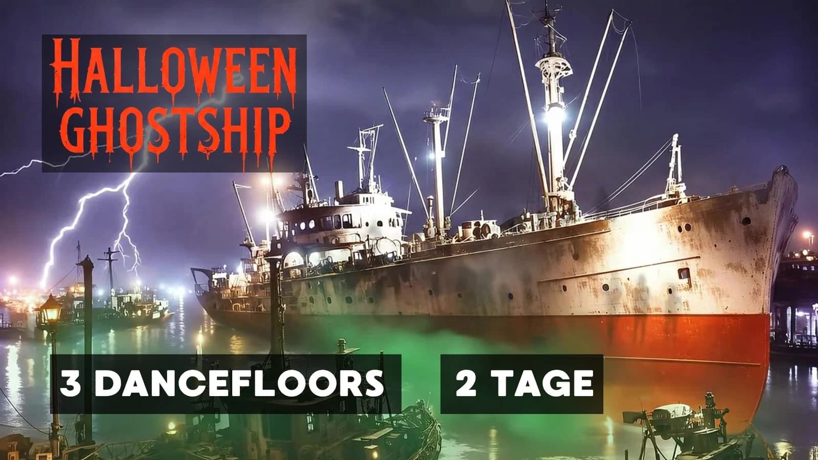 HALLOWEEN GHOSTSHIP – 2 Nächte auf der Cap San Diego event cover