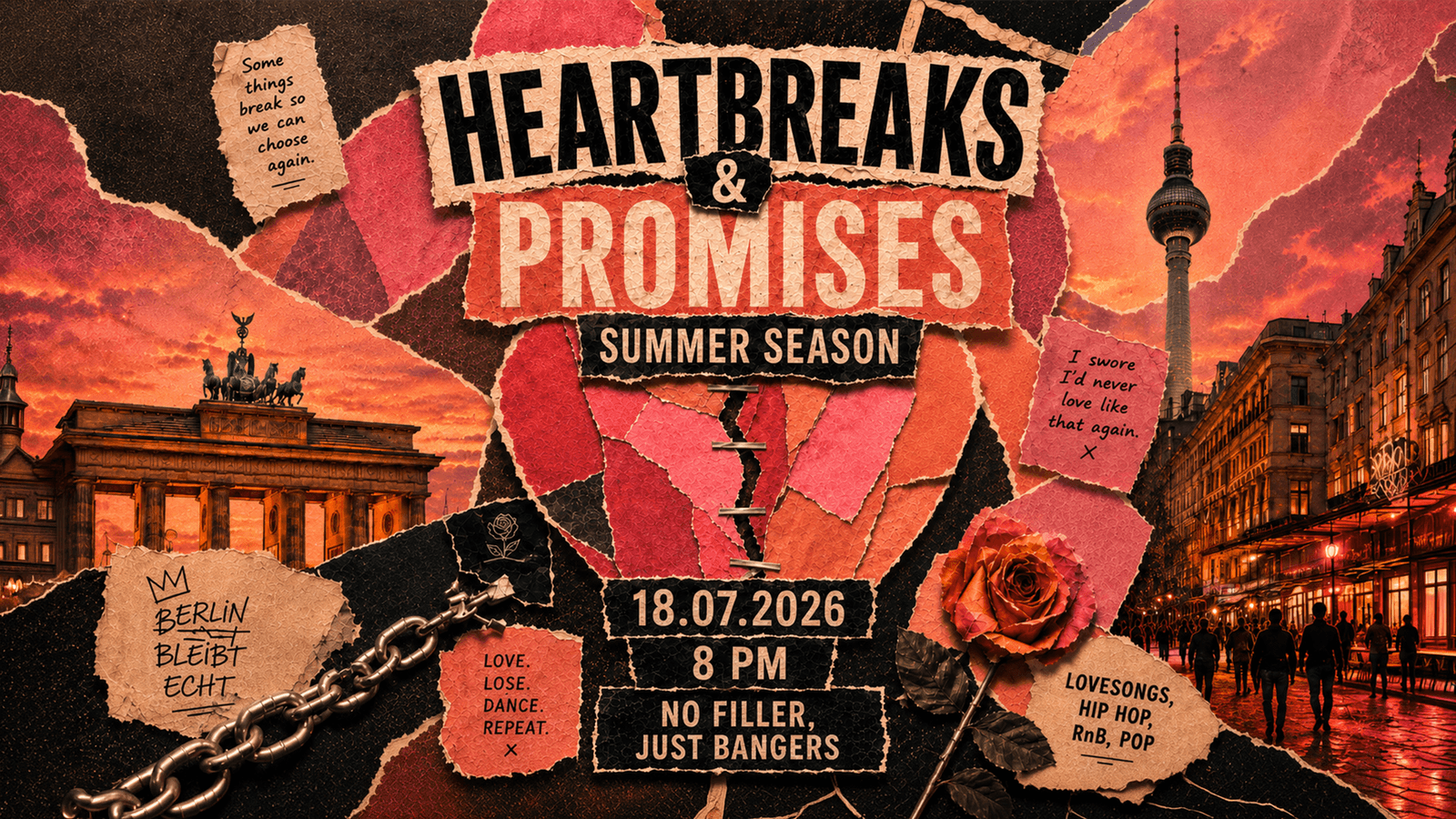 HEARTBREAKS & PROMISES event cover