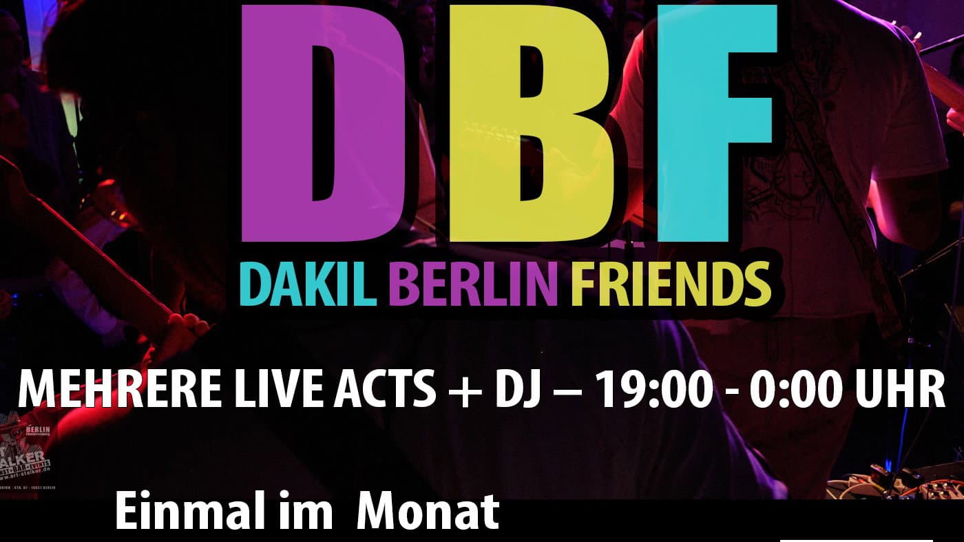 Indie-Disco-Rock Party mit Dakil Berlin Friends event cover