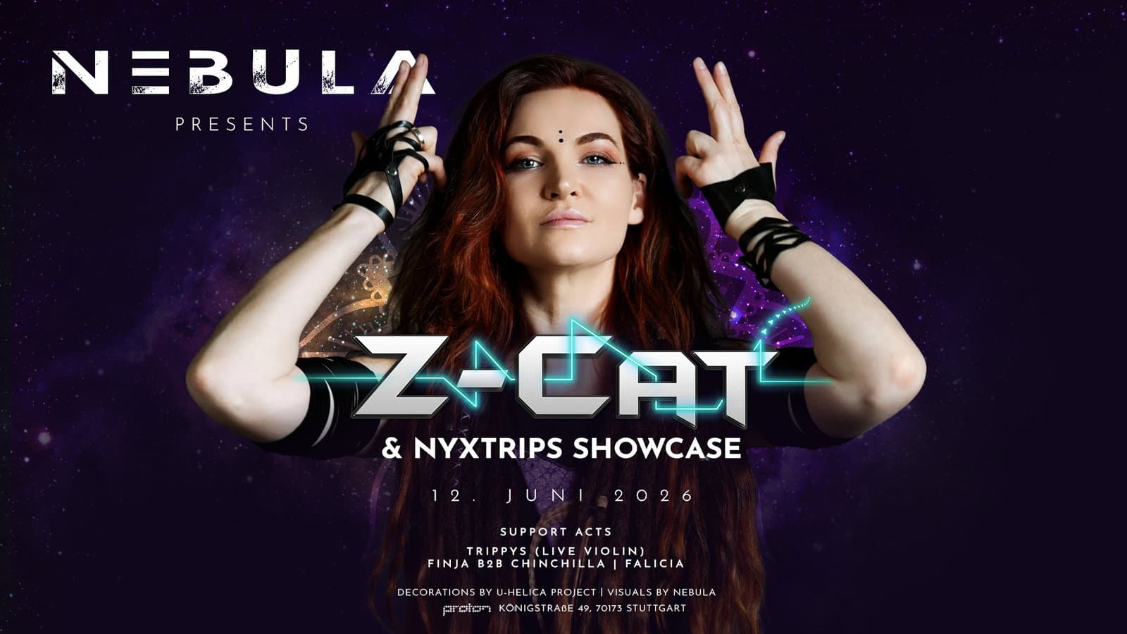 NEBULA pres. Z-CAT + NXYTRIPS Showcase event cover