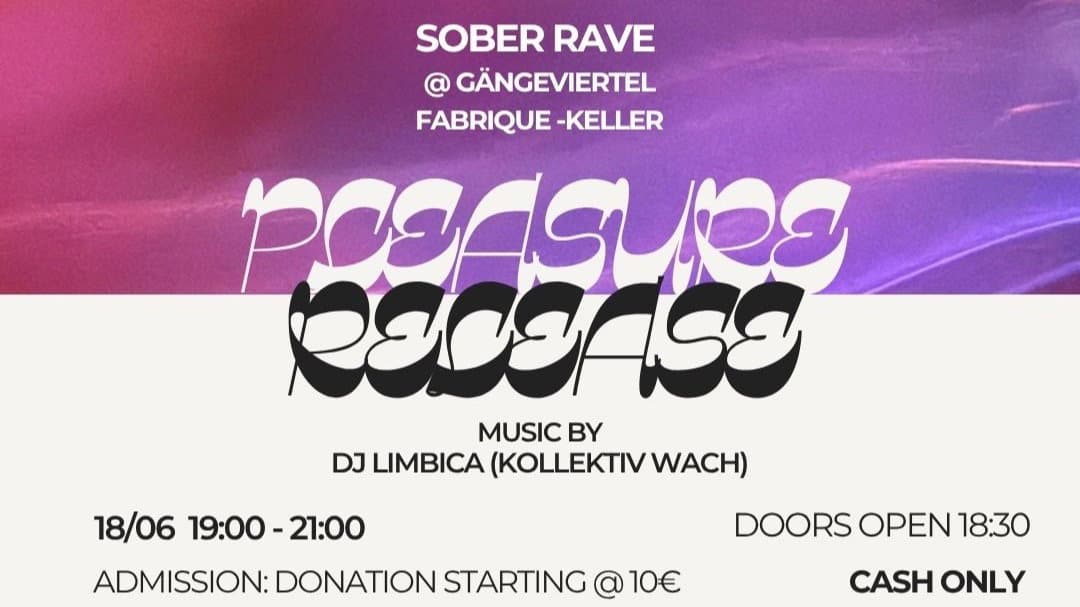 Pleasure Release Club* event cover