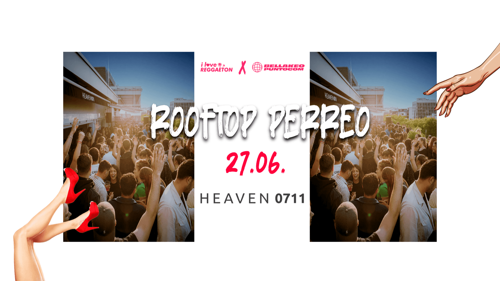 ROOFTOP PERREO | I LOVE REGGAETON | Stuttgart @HEAVEN0711 event cover